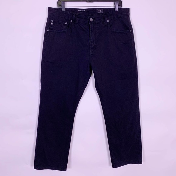Ag Adriano Goldschmied Other - AG Graduate Pants Men's 36x34 fits 36x28 Black Adriano Goldschmied Tailored Leg
